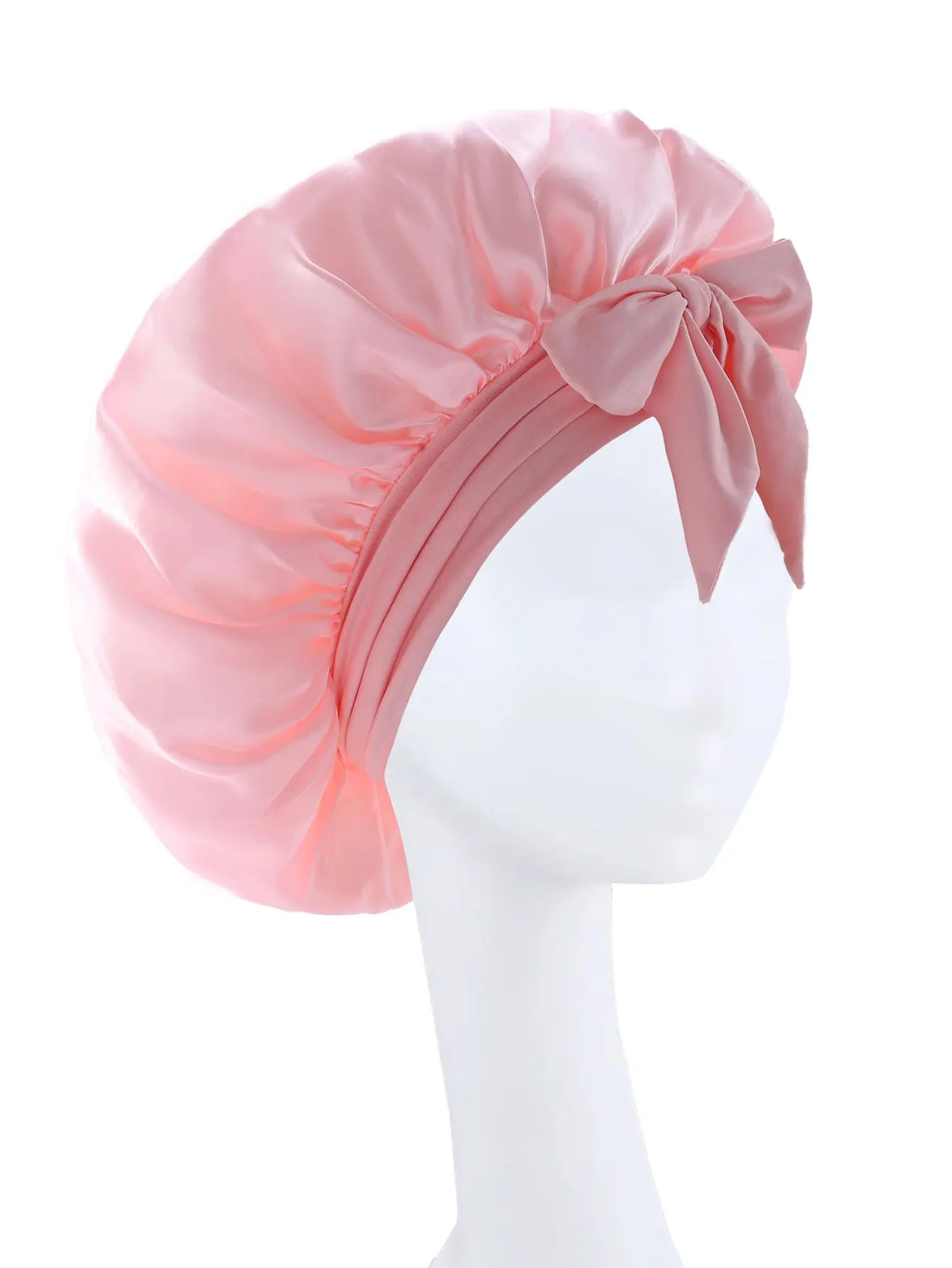 🌙 Adjustable Satin Sleep Bonnet – Soft Silk Hair Wrap with Tie Band 🌙