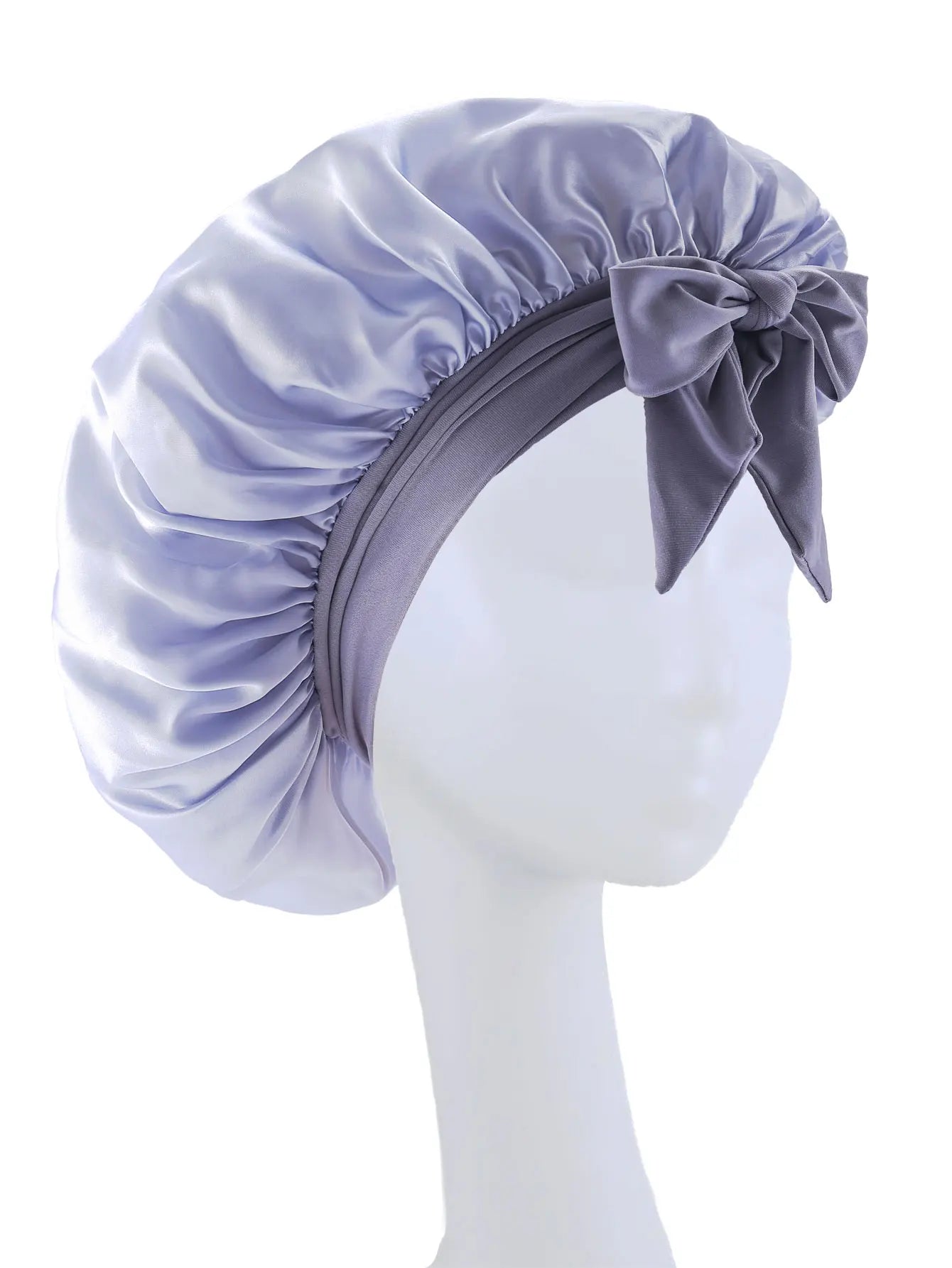 🌙 Adjustable Satin Sleep Bonnet – Soft Silk Hair Wrap with Tie Band 🌙
