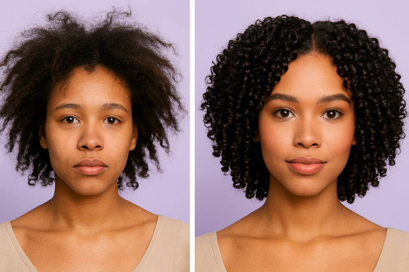 Black Headshots Before After